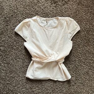 Elegant Cream Women's Top